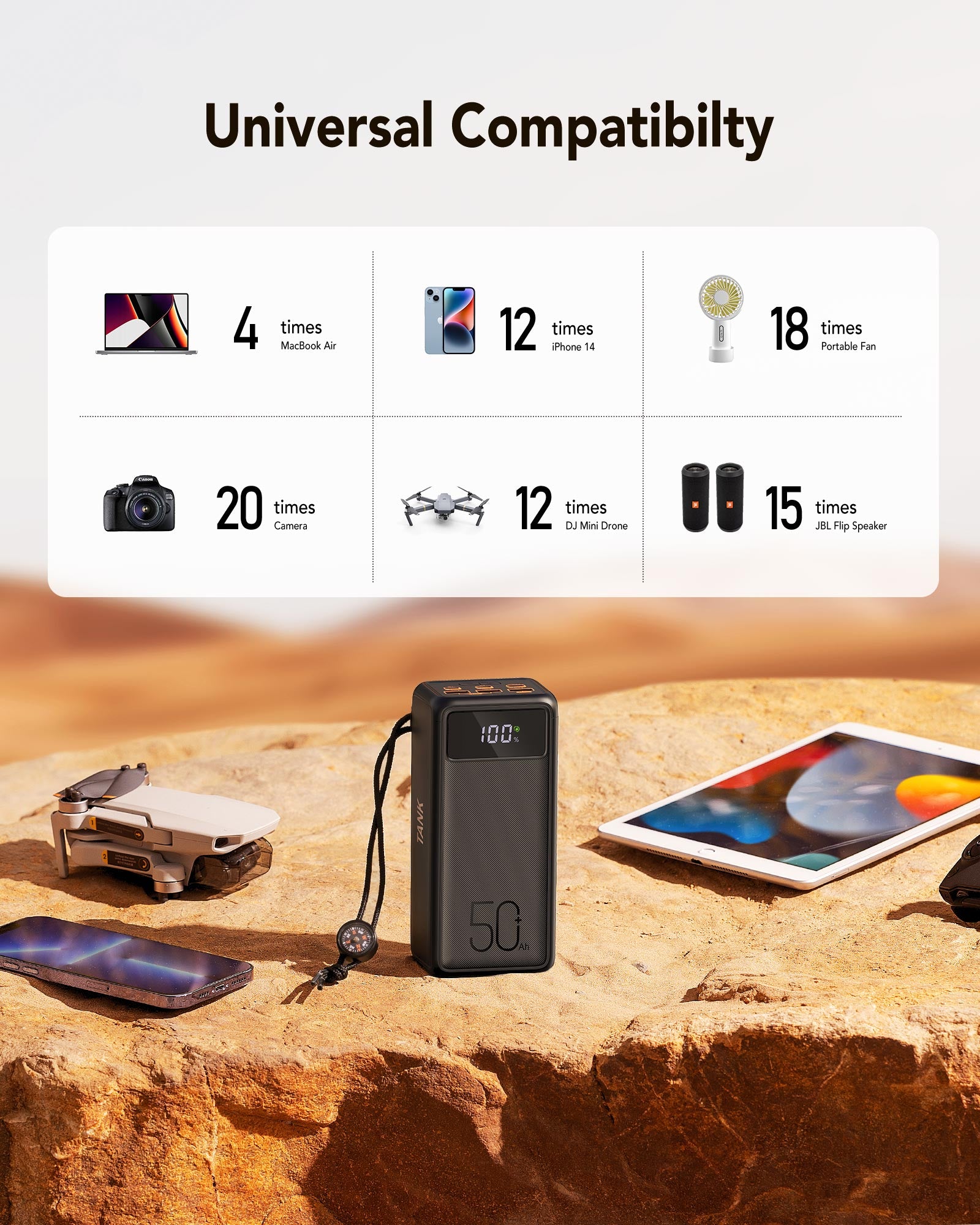 VEEKTOMX Power Bank 56000mAh, 100W Portable Charger Power Tank USB C P VEEKTOMX Power Bank 56000mAh, 100W Portable Charger Power Tank USB C P